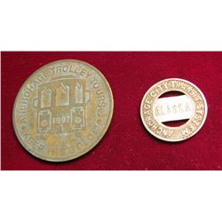 74. Anchorage City Transit System Alaska. Token & 1997 Anchorage