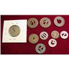 Image 2 : 75. Group of 10 Transportation & Transit Tokens.