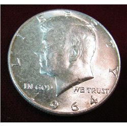 91. 1964 P Kennedy Half Dollar. BU. In National