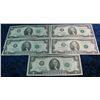 Image 1 : 126. (3) Series 1976 & (2) Series 1995 $2 Federal Reserve Notes. VF-AU.