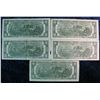 Image 2 : 126. (3) Series 1976 & (2) Series 1995 $2 Federal Reserve Notes. VF-AU.