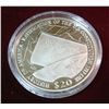 Image 1 : 130. 2001 $20 Republic of Liberia Ratification of the U.S.
