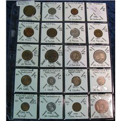 177. (20) World Coins from Morocco, Mozambique, Mynmar, Nepal, Netherlands,