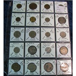 182. (20) World Coins from St. Helena & Ascension; Sudan, Surinam, Swaziland, Sweden, Switzerland,