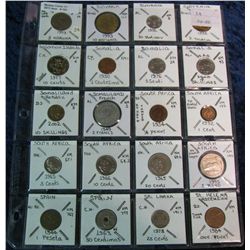 183. (20) World Coins from Slovakia, Slovenia, Soloman Islands, Somalia, Somali Land Republic