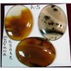 Image 2 : 224. (3) Montana Agate Cabs. All oval.
