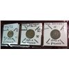 Image 1 : 260. (3) Different Nazi Germany Coins with Swastikas.