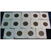 Image 2 : 263. (14) Different Canada Quarters. Most BU.