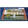 Image 1 : 306. John Quincy Adams Two-piece Presidential Dollar Set in a hard plastic case.