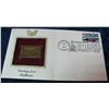 Image 1 : 331. 2002 Indianapolis, Ind. First Day of Issue Cover with 22K Gold Replica