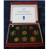 Image 1 : 353. 1990 United Kingdom Proof Coin Collection in original holder.