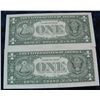 Image 2 : 376. (2) Series 2003 Consecutive serial number $1 F.R.N.