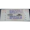 Image 1 : 383. 1957 Sample Presidential Inauguration Ticket.