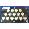 Image 1 : 400. 1941-45 Short Set of Mercury Dimes. Gem BU.