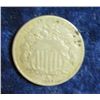 Image 2 : 461. 1869 Shield Nickel. VG-8.