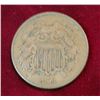 Image 1 : 549. 1864  U.S. Two Cent Piece. F-12.