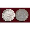 Image 2 : 562. 1892 O (scratched) & 98P F Barber Dimes.