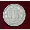 Image 2 : 578. 1867 Three Cent Nickel. F-12.