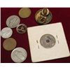 Image 2 : 593. Military Button & Pin (one is Silver); 1917 France 5c;