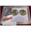Image 2 : 596. Iowa Two-Piece Quarter Set in a special holder.