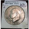 Image 1 : 616. 1977 S Proof Eisenhower Dollar. Hazy toning.