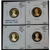Image 1 : 828. 2009S Set of 4-Choice Proof Lincoln Cents.