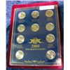Image 1 : 711. 2008 P & D State Quarter Collection in special holder.