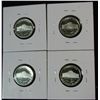 Image 2 : 842. 2006S, 07S, 08S & 10S Jefferson Nickels. Proof
