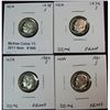 Image 1 : 845. 1978S, 79S, 80S & 81S Roosevelt Dimes. proof