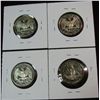 Image 2 : 855. 1986S, 87S, 88S & 89S Washington Quarters. Proof