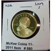Image 1 : 880. 2007S Sacagawea Dollar. Proof