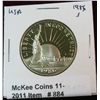 Image 1 : 884. 1986S Statue of Liberty Half Dollar. Proof.