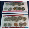 Image 2 : 768. 1980 & 81 U.S. Mint Sets. Original as issued.