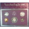 Image 2 : 772. 1987 S U.S. Proof Set. Original as issued.