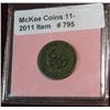 Image 2 : 795. 1865 Indian Cent from the Civil War. VG. Dark metal detector find.