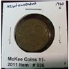 Image 1 : 936. 1920c New Foundland Cent. VF.