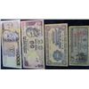 Image 1 : 1154. 4-old Notes, 5c US Military Payment, China Hell