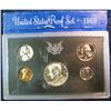 Image 1 : 1185. 1969S Proof Set. Original as Issued.