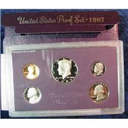 1239. 1987S Proof Set. Original as Issued.