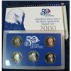Image 2 : 1280. 2000S Proof Quarter Set. Original as Issued.