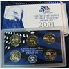 Image 1 : 1286. 2001S Proof Quarter Set. Original as Issued.