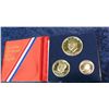Image 1 : 1299. 1976 3-Piece Silver Proof Set. Original as Issued.