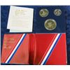 Image 2 : 1299. 1976 3-Piece Silver Proof Set. Original as Issued.