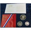 Image 1 : 1300. 1976 3-Piece Silver Proof Set. Original as Issued.