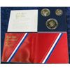Image 2 : 1300. 1976 3-Piece Silver Proof Set. Original as Issued.