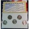 Image 2 : 1437. 2000 Platinum Edition State Quarter Set. BU