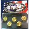 Image 1 : 1439. 2001 Gold Edition State Quarter Set. BU