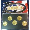 Image 2 : 1465. 2008 Gold Edition State Quarter Set. BU