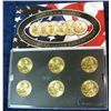 Image 2 : 1469. 2009 Gold Edition State Quarter Set. BU
