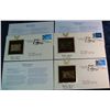 Image 2 : 1473. (3) 2002 Winter Sports 22K Gold Stamp Covers